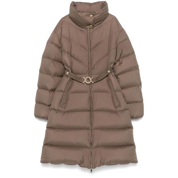 NEW, Moncler Brou coat in Taupe Grey Size 5 #DC513
